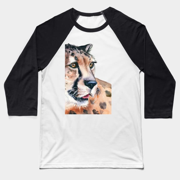 Wild Cat Baseball T-Shirt by Kira Balan